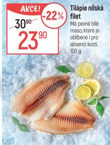 Tilápie nilská filety