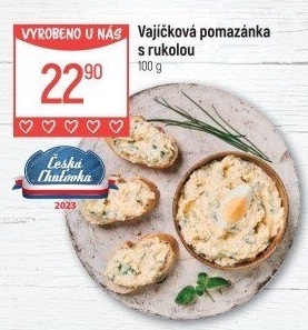 Vajíčková pomazánka s rukolou Globus