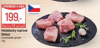 Vepřové medailonky Globus