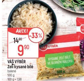 Zelí kysané bílé Váš výběr
