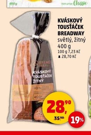 KVÁSKOVÝ TOUSTÁČEK BREADWAY