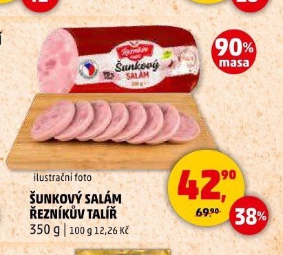 ŠUNKOVÝ SALÁM ŘEZNÍKŮV TALÍŘ 350 g