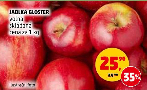 Jablka Gloster
