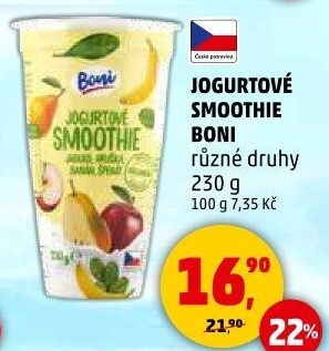 Jogurtové smoothie Boni