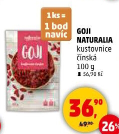 Kustovnice čínská - Goji sušené Naturalia