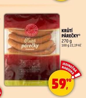 Mini párečky krůtí Prominent