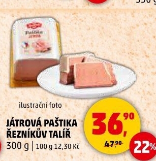 Paštika játrovka Řezníkův talíř