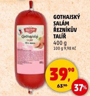 Salám Gothaj Řezníkův talíř