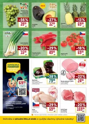 akční leták BILLA 16.4.2025-22.4.2025