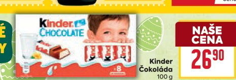 Čokoládky Kinder