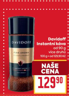 Instantní kávy Davidoff