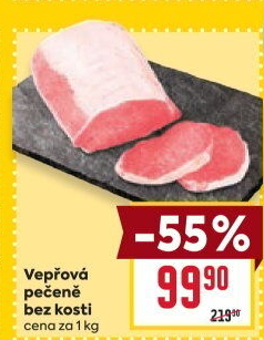 Vepřová pečeně bez kosti
