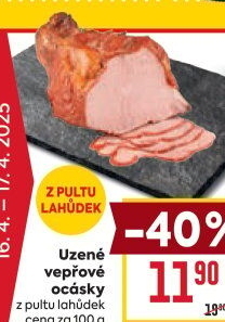 Vepřové ocásky uzené