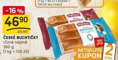 České buchtičky Penam