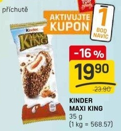 Dezert Maxi King Kinder