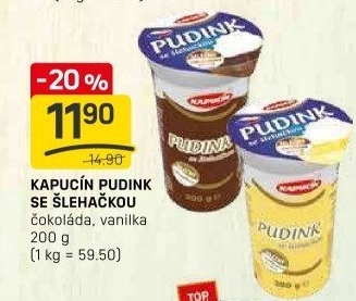 Dezert pudink Kapucín