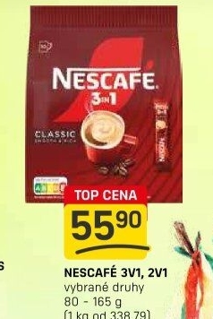 Instantní káva porcovaná 3v1 Nescafé