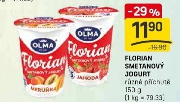 Jogurt smetanový Florian Olma