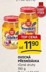 Přesnídávka ovocná Dobrý Výběr