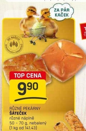 Šáteček s náplní