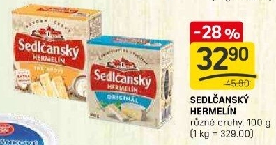 Sýr Hermelín Sedlčanský