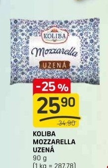 Sýr Mozzarella uzená Koliba Bystřice pod Hostýnem