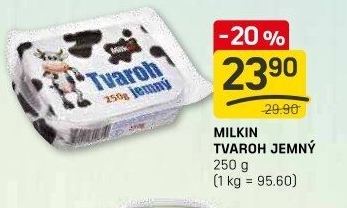 Tvaroh jemný Milkin