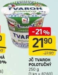 Tvaroh polotučný Jihočeský Madeta