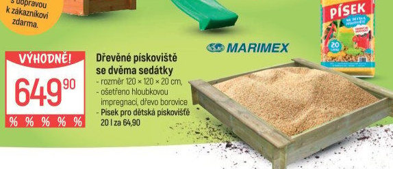 Dětské pískoviště Marimex
