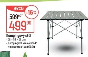 Kempingový stůl