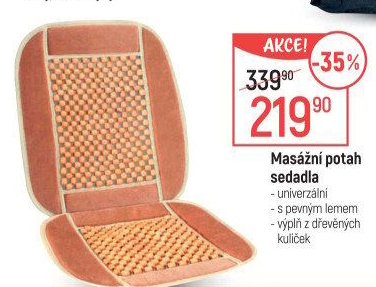 Masážní autopotah