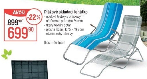 Plážové lehátko
