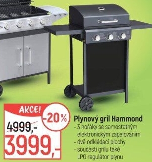 Plynový gril Hammond Happy green