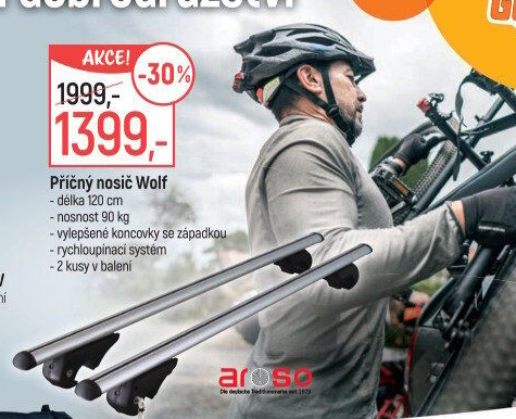 Příčné střešní nosníky - příčníky Aroso