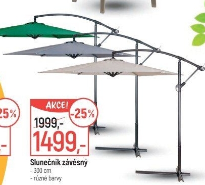 Slunečník závěsný