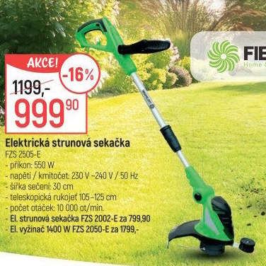 Strunová sekačka Fieldmann FZS 2505-E