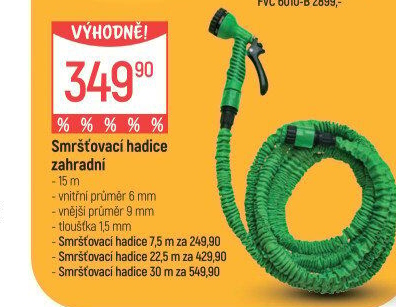 Zahradní hadice flexibilní