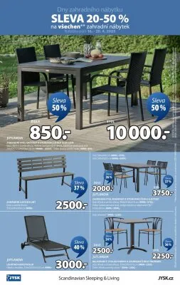 akční leták Jysk 16.4.2025-27.5.2025