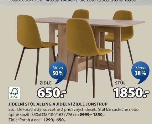 Jídelní židle Jonstrup