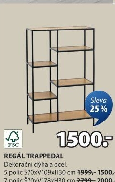 Regál Trappedal - Jysk akcniletaky.com