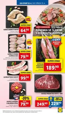 akční leták Lidl 22.4.2025-23.4.2025