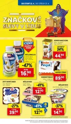 akční leták Lidl 22.4.2025-23.4.2025