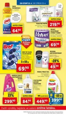 akční leták Lidl 22.4.2025-23.4.2025