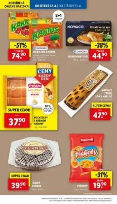 akční leták Lidl 22.4.2025-23.4.2025