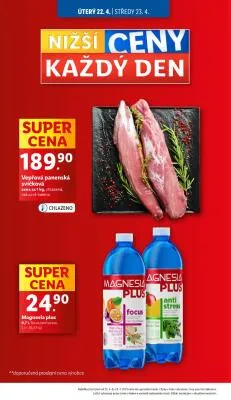 akční leták Lidl 22.4.2025-23.4.2025