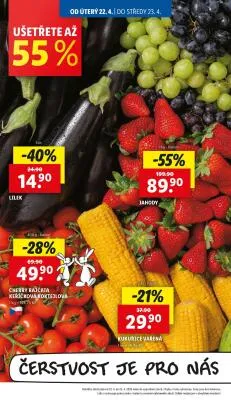 akční leták Lidl 22.4.2025-23.4.2025