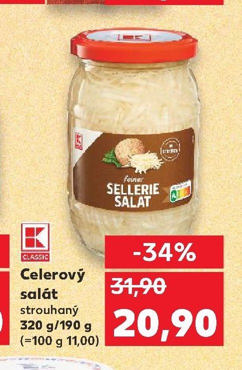 K-Classic Celerový salát