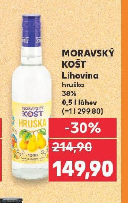 Moravský Košt Lihovina hruška