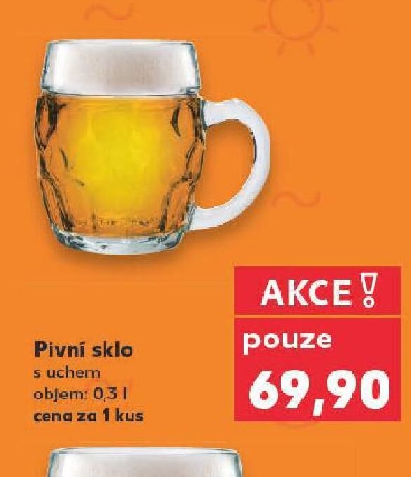 Pivní sklo 0,3l