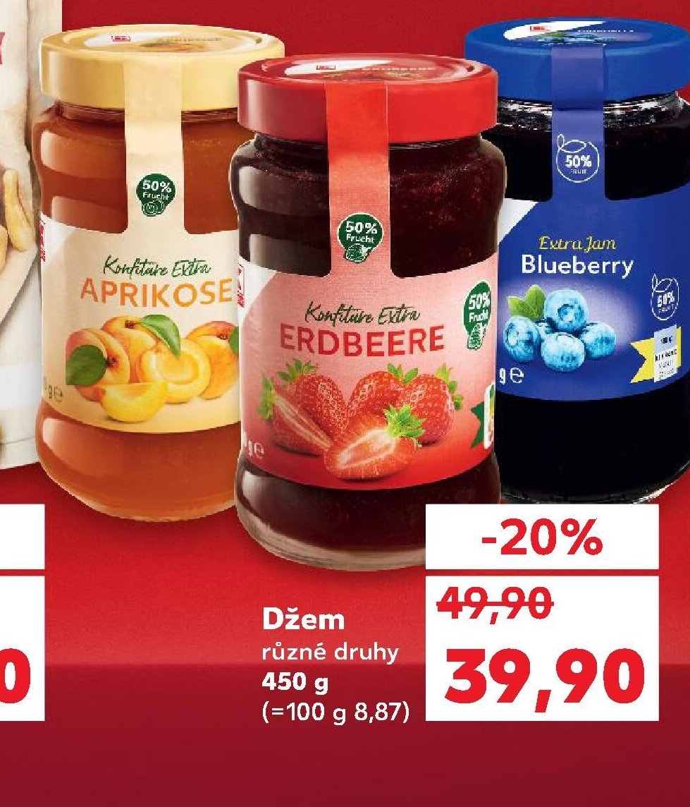 Džem různé druhy